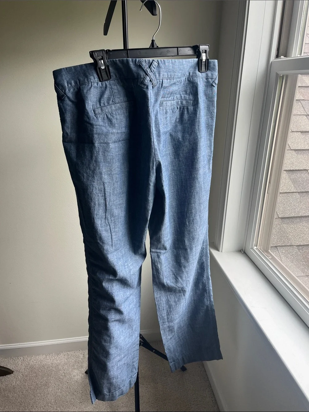 J. Crew Light Blue Chambray Trousers